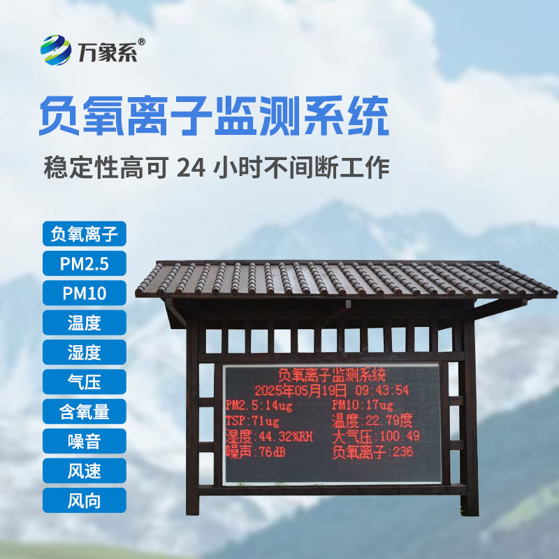 全自動(dòng)負(fù)氧離子在線監(jiān)測(cè)系統(tǒng)